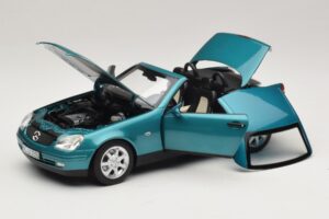 Mercedes SLK R170 Vivianite Green Norev 1:18 183021 メタル - 画像 2/10