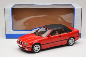 BMW 3 Series E36 カブリオレ レッド MCG 1:18 MCG18317 メタル - 画像 7/7