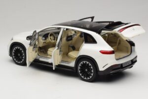 Mercedes EQS SUV X296 Manufaktur Diamond White NZG 1:18 B66960590 メタル - 画像 5/8