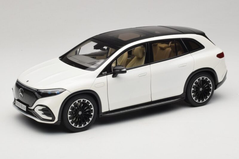 Mercedes EQS SUV X296 Manufaktur Diamond White NZG 1:18 B66960590 メタル