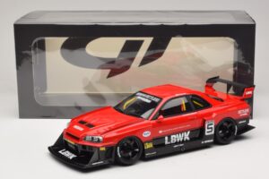 Nissan Skyline ER34 LB Super Silhouette Active Red GT Spirit 1:18 GT570 レジン - 画像 6/6