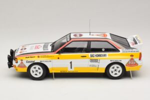 Audi Quattro #1 W. Rohrl / C. Geistdorfer Rally Monte Carlo Winner 1984 Minichamps 1:18 A5-5894 メタル - 画像 3/6