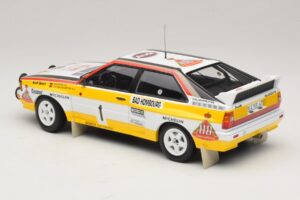 Audi Quattro #1 W. Rohrl / C. Geistdorfer Rally Monte Carlo Winner 1984 Minichamps 1:18 A5-5894 メタル - 画像 5/6