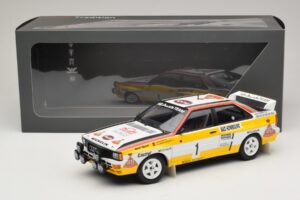 Audi Quattro #1 W. Rohrl / C. Geistdorfer Rally Monte Carlo Winner 1984 Minichamps 1:18 A5-5894 メタル - 画像 6/6