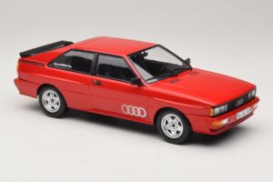 Audi Quattro レッド ディーラーエディション Minichamps 1:18 A5-5893 メタル - 画像 4/6