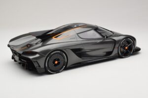 Koenigsegg Jesko Absolut 0-400-0 km/h レコード Graphite Grey GT Spirit 1:12 GT575 レジン - 画像 2/6