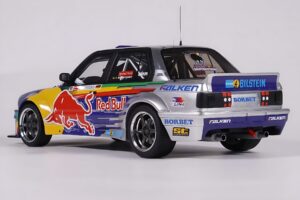 BMW E30 V8 #229 E. Hountondji Red Bull Driftbrothers Drift 2023 ブルー Otto 1:18 OT486 レジン - 画像 5/5