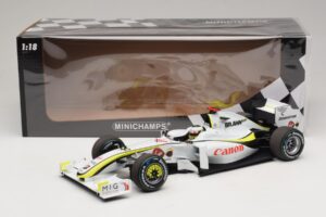 Brawn GP BGP001 #22 J. Button Singapore GP 2009 Minichamps 1:18 180090222 レジン - 画像 7/7