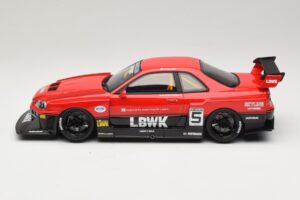 Nissan Skyline ER34 LB Super Silhouette Active Red GT Spirit 1:18 GT570 レジン - 画像 3/6