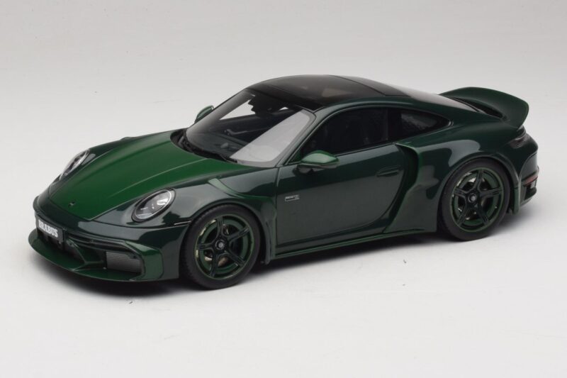 Porsche 911 992 Turbo S Brabus 900 Rocket R Mean Green GT Spirit 1:18 GT959 レジン