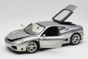 Ferrari 360 Modena クロームシルバー Hot Wheels 1:18 27774 メタル - 画像 2/8