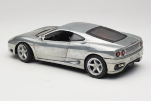 Ferrari 360 Modena クロームシルバー Hot Wheels 1:18 27774 メタル - 画像 7/8