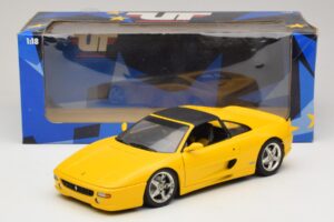 Ferrari F355 Spider イエロー ブラックルーフ UT Models 1:18 180074030-P4 メタル - 画像 8/8
