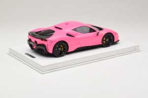 Ferrari SF90 Pack Fiorano グロス Qatar Pink BBR 1:18 RACELINE137 レジン - 画像 2/7
