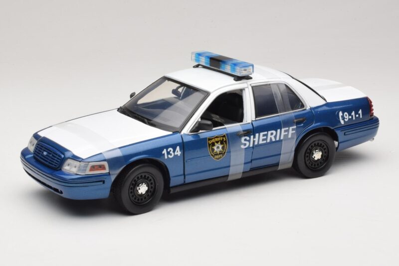 Ford Crown Victoria Police Interceptor The Walking Dead Greenlight 1:18 12957 メタル