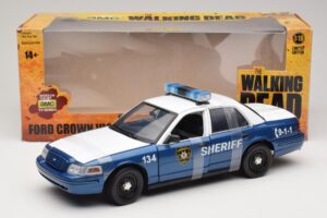 Ford Crown Victoria Police Interceptor The Walking Dead Greenlight 1:18 12957 メタル - 画像 6/6