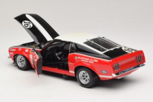 Ford Mustang Boss 302 #16 Bud Moore Engineering G. Follmer Trans-Am 1969 OEM 1:18 FORD006 メタル - 画像 5/8