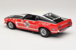 Ford Mustang Boss 302 #16 Bud Moore Engineering G. Follmer Trans-Am 1969 OEM 1:18 FORD006 メタル - 画像 7/8