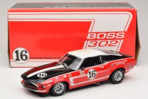 Ford Mustang Boss 302 #16 Bud Moore Engineering G. Follmer Trans-Am 1969 OEM 1:18 FORD006 メタル - 画像 8/8