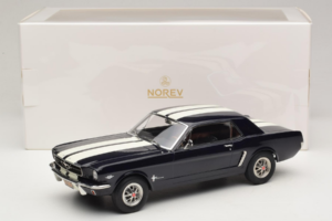 Ford Mustang Nightmist Blue Norev 1:18 182805 メタル - 画像 6/6