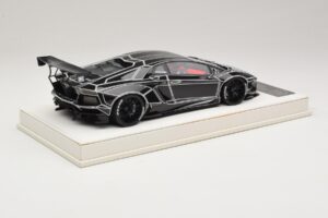 Lamborghini Aventador Liberty Walk TRON ブライトブラック JUC 1:18 J32-14 レジン - 画像 2/7