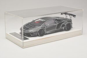 Lamborghini Aventador Liberty Walk TRON ブライトブラック JUC 1:18 J32-14 レジン - 画像 6/7