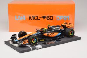 McLaren MCL60 #4 L. Norris 2nd Place Hungarian GP 2023 Minichamps 1:18 537233004 レジン - 画像 7/7