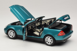 Mercedes SLK R170 Vivianite Green Norev 1:18 183021 メタル - 画像 7/10