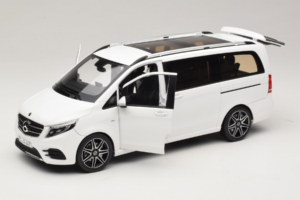 Mercedes V-Class W447 AMG Line ホワイト Norev 1:18 183876 メタル - 画像 2/8