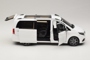 Mercedes V-Class W447 AMG Line ホワイト Norev 1:18 183876 メタル - 画像 4/8
