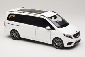 Mercedes V-Class W447 AMG Line ホワイト Norev 1:18 183876 メタル - 画像 6/8
