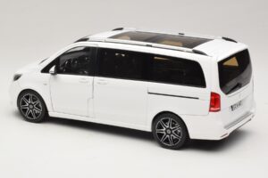 Mercedes V-Class W447 AMG Line ホワイト Norev 1:18 183876 メタル - 画像 7/8