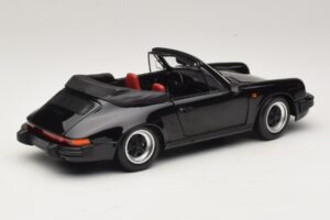 Porsche 911 3.2 Carrera カブリオレ ブラック Minichamps 1:18 100063035 メタル - 画像 3/8