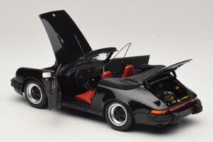 Porsche 911 3.2 Carrera カブリオレ ブラック Minichamps 1:18 100063035 メタル - 画像 5/8