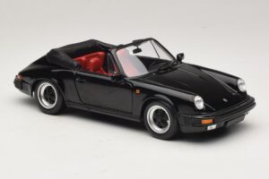 Porsche 911 3.2 Carrera カブリオレ ブラック Minichamps 1:18 100063035 メタル - 画像 6/8