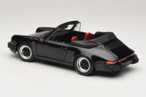 Porsche 911 3.2 Carrera カブリオレ ブラック Minichamps 1:18 100063035 メタル - 画像 7/8