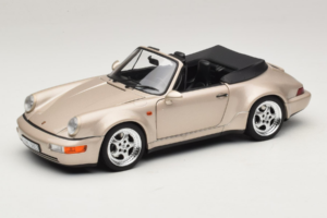 Porsche 911 964 Turbo Look カブリオレ Zermatt Silver Norev 1:18 187140 メタル