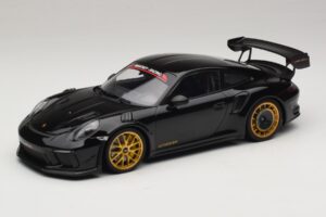 Porsche 911 992 GT3 RS Manthey Racing ブラック ゴールドホイール Minichamps 1:18 MR-911-GT3RS-1804 メタル