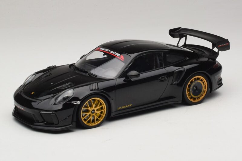 Porsche 911 992 GT3 RS Manthey Racing ブラック ゴールドホイール Minichamps 1:18 MR-911-GT3RS-1804 メタル