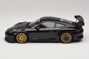 Porsche 911 992 GT3 RS Manthey Racing ブラック ゴールドホイール Minichamps 1:18 MR-911-GT3RS-1804 メタル - 画像 3/6