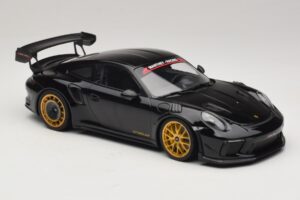 Porsche 911 992 GT3 RS Manthey Racing ブラック ゴールドホイール Minichamps 1:18 MR-911-GT3RS-1804 メタル - 画像 4/6