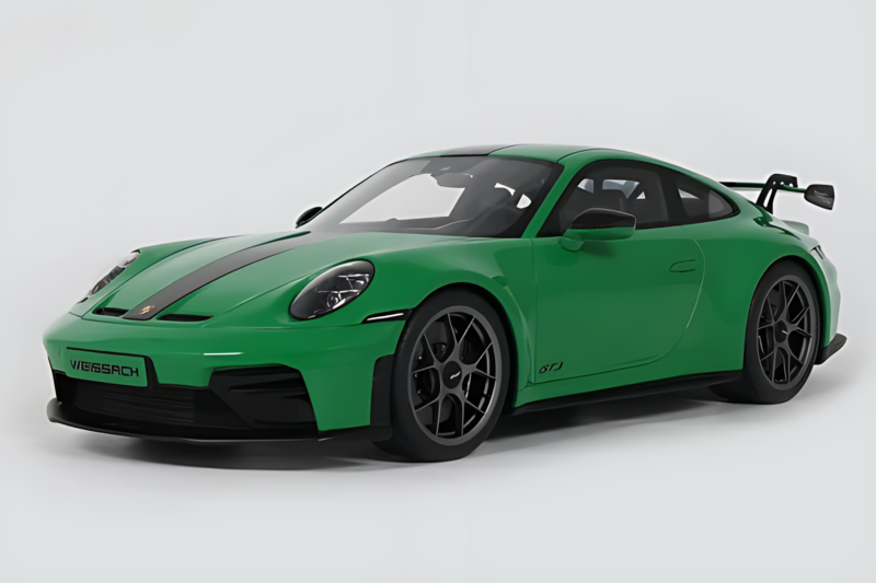 Porsche 911 992.2 GT3 Weissach Package Python Green GT Spirit 1:18 GT576 レジン