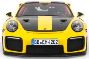 Porsche 911 GT2 RS 991.2 Nurburgring Lap Record イエロー GT Spirit 1:18 GT972 レジン - 画像 4/5