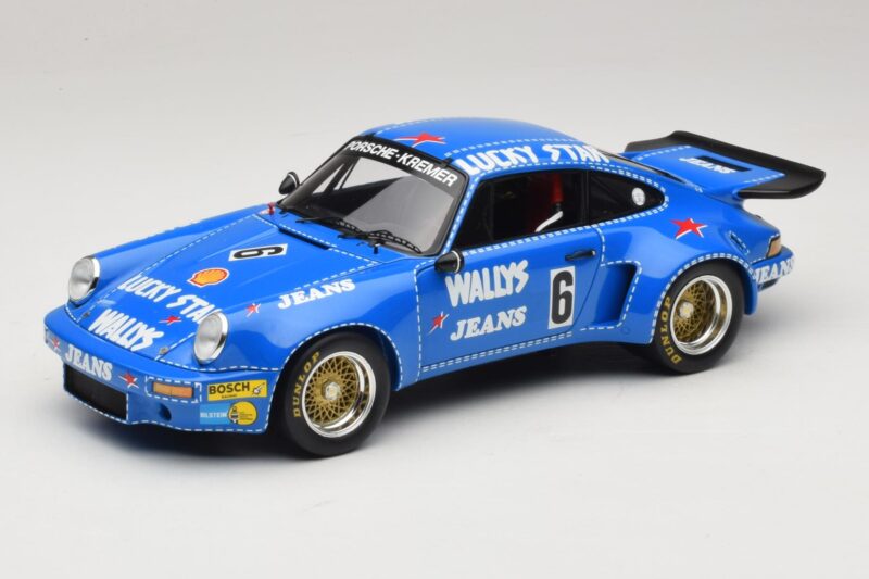 Porsche 911 RSR #6 Wallys Jeans Nurburgring 1974 Spark 1:18 18S088 レジン