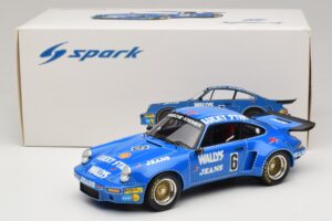 Porsche 911 RSR #6 Wallys Jeans Nurburgring 1974 Spark 1:18 18S088 レジン - 画像 6/6