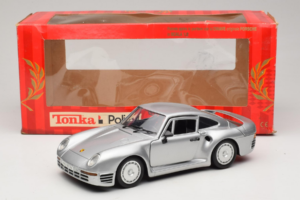 Porsche 959 シルバー Tonka 1:18 22213 メタル - 画像 8/8