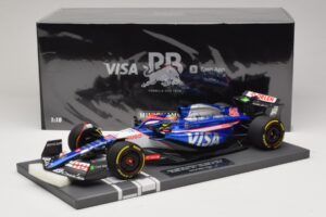 Visa Cash App RB VCARB 01 A. Iwasa FP1 Japanese GP 2024 Minichamps 1:18 117240440 レジン - 画像 7/7