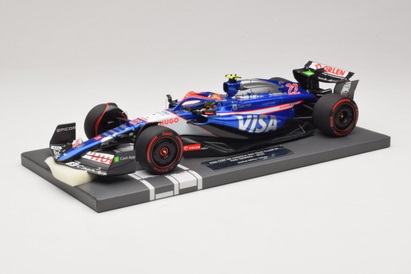 Visa Cash App RB VCARB 01 Y. Tsunoda 2024 Minichamps 1:18 117240122 レジン