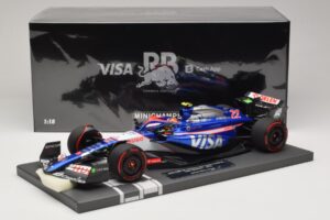 Visa Cash App RB VCARB 01 Y. Tsunoda 2024 Minichamps 1:18 117240122 レジン - 画像 7/7