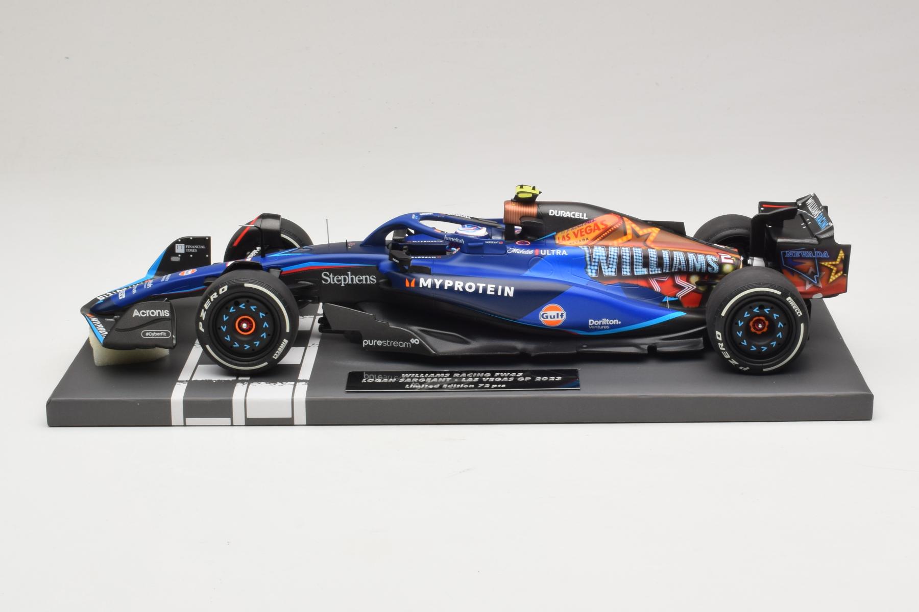 1/18 MINICHAMPS Williams FW45 L.サージェント Minichamps Williams FW45 L.Sargeant Las Vegas 1:18